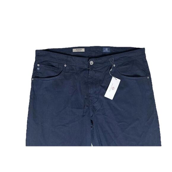 NWT AG Adriano Goldschmied Pants Men 36x34 The Graduate Tailored Leg Navy Blue - Picture 2 of 8